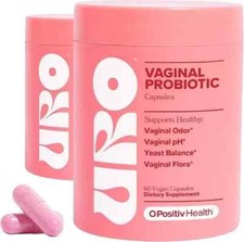 URO O Positiv Vaginal Probiotics 120 COUNT Wo...