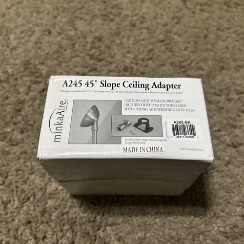 NEW Minka Aire Fans A245-ORB Accessory - 45 Degree Slope Ceiling Adapter-2.13 - Picture 6 of 6