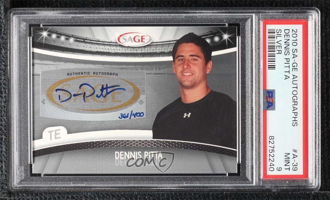Dennis Pitta SA-GE Autographs #A39 Silver
