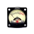 Genuine NISSEI 2pc amplifier Panel VU Meter TR-35 TR35 0dB=1.228V 35x35mm