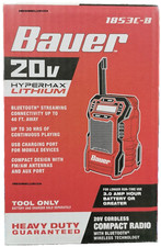 New 20v Hypermax Cordless Compact Radio With Bluetooth Tool Only