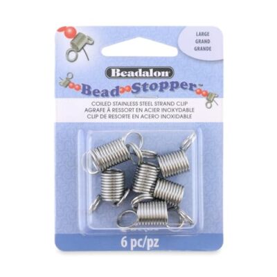 Bead Stopper Large 6 Pieces Keeps Beads in Place During Crafting