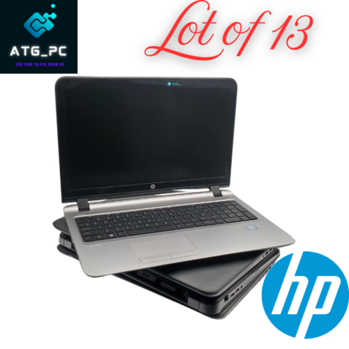 Lot of 13 HP ProBook 450 G3 Laptop 15.6" FHD Intel i5-6th Gen 8GB No HDD/SSD/OS