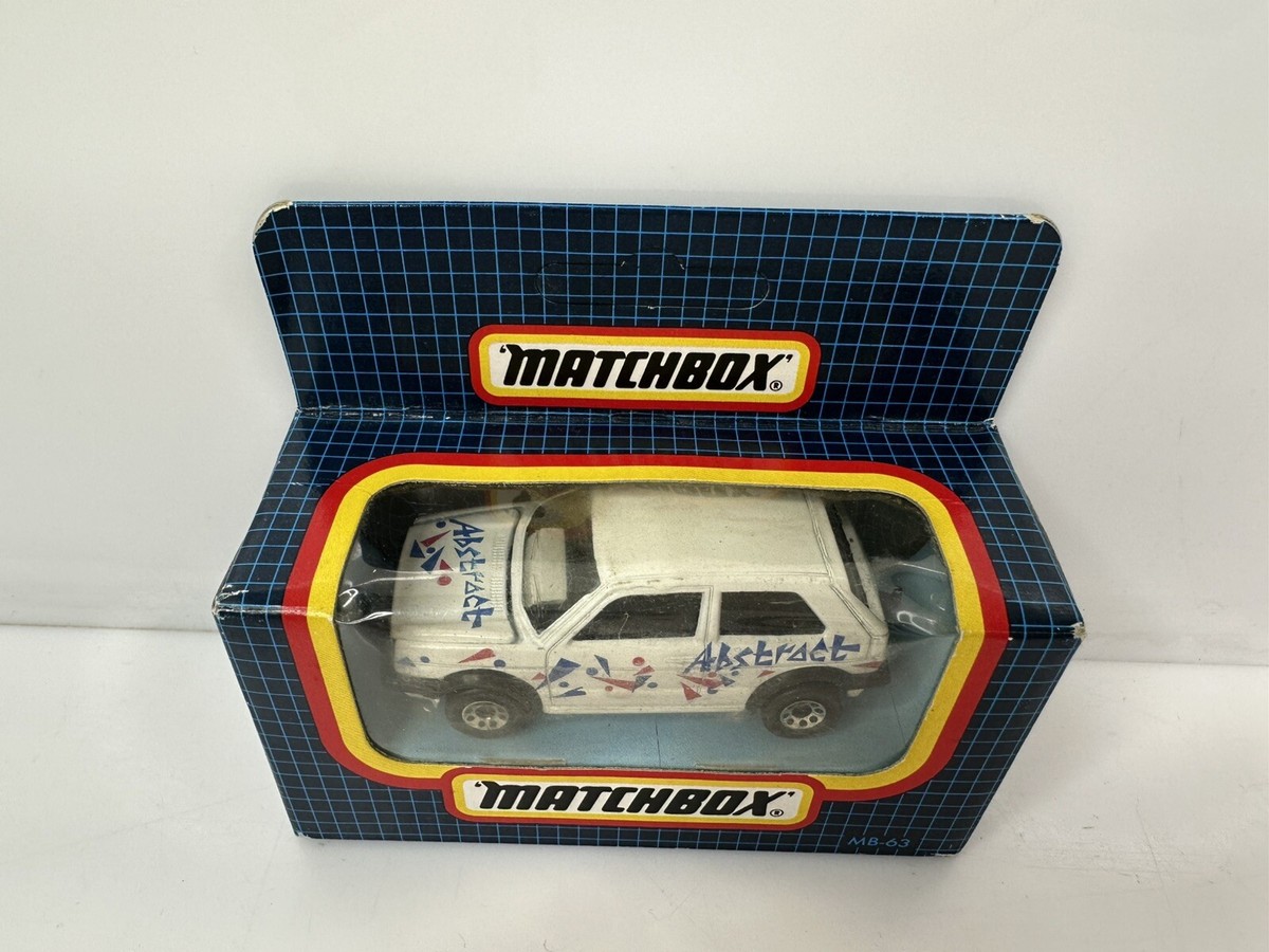 Rare Vintage 1985 VW Golf GTi Superfast Abstract MB-63 White | eBay