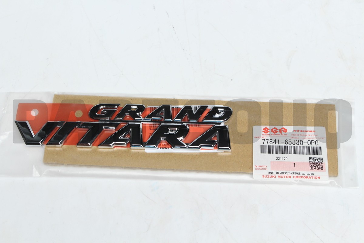 ハ*クページです☆。.:＊・゜ Suzuki Genuine OEM 5 Speed Emblem 77841-81002 SGP Logo SJ