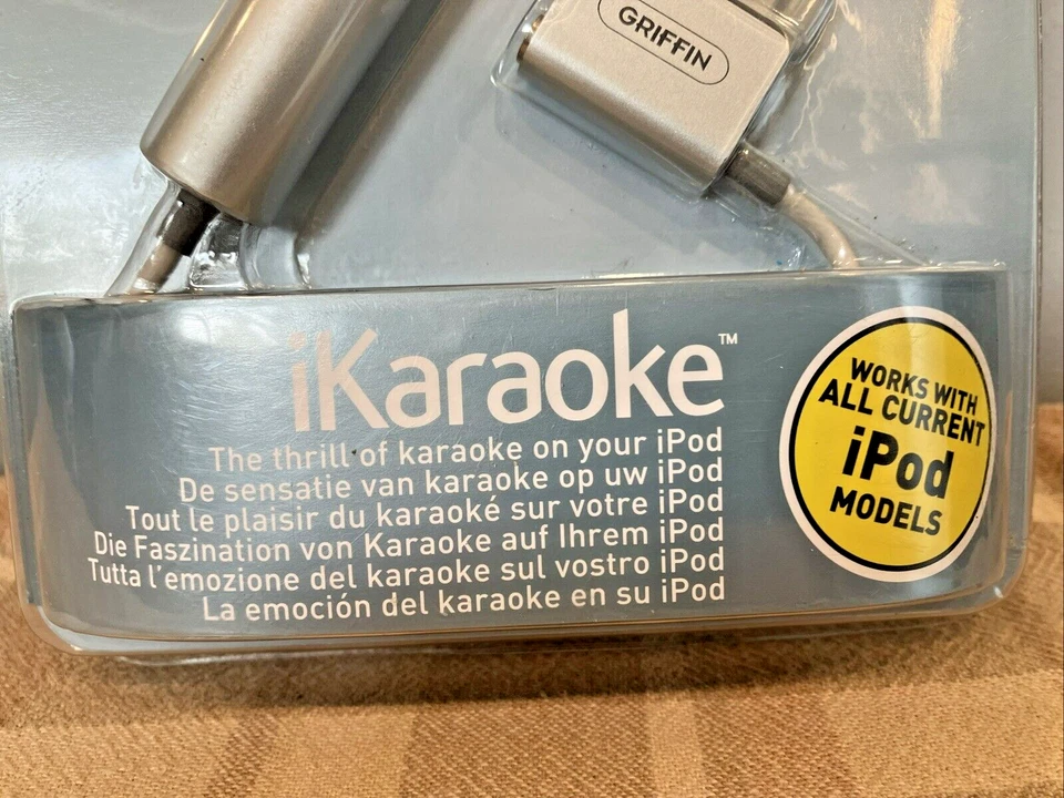 Micrófono Griffin iKaraoke para IPOD La emoción del karaoke en tu iPod NUEVO Foto 2 de 4