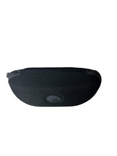 Costa Del Mar Sunglasses Hard Zip Up Clam Shell Case Black w/Blue Logo