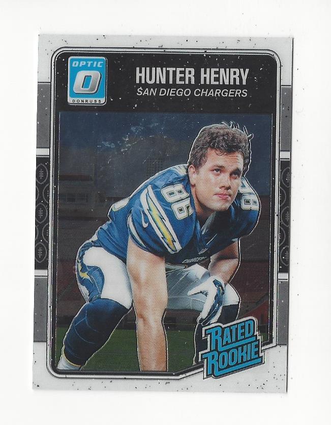 2016 Donruss Optic #169 Hunter Henry RR RC Rookie Chargers Patriots