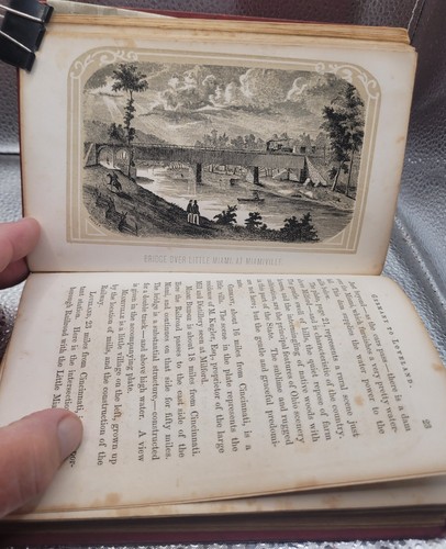 CINCINNATI, COLUMBUS, CLEVELAND ERIE RAILROAD GUIDE – 1854 – ILLUSTRATED - Imagen 10 de 11