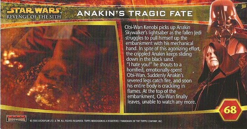 STAR WARS REVENGE OF THE SITH WIDEVISION CARDS 1 TO 80 BASIC CARDS CHOOSE - Picture 144 of 168