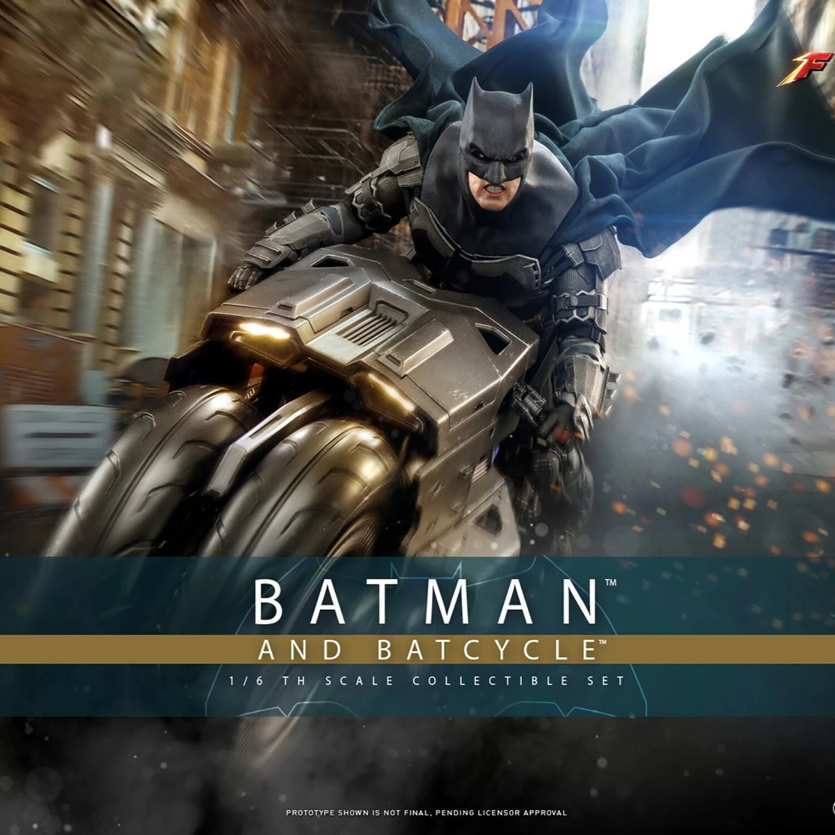 1/6 Batman and Batcycle Set (The Flash - 2023) Hot Toys MMS705