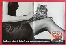 Press Ad: DELIKAT Cat Meal & Photo Film FUJICOLOR 1986
