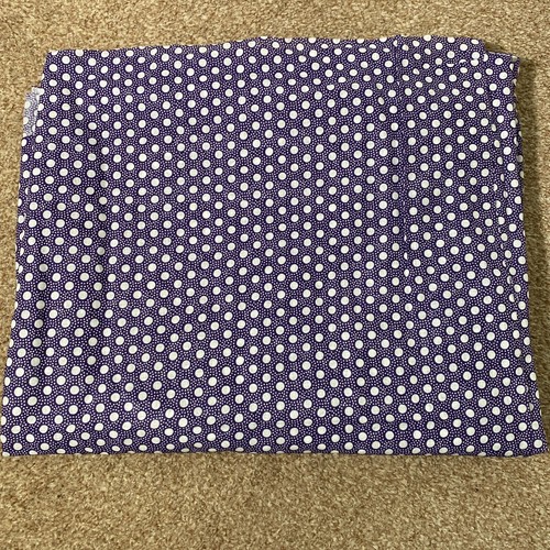 Chintz Polished Glazed Cotton Polka Dot 1 metre 100cm Fabric Remnants Material - Picture 9 of 9