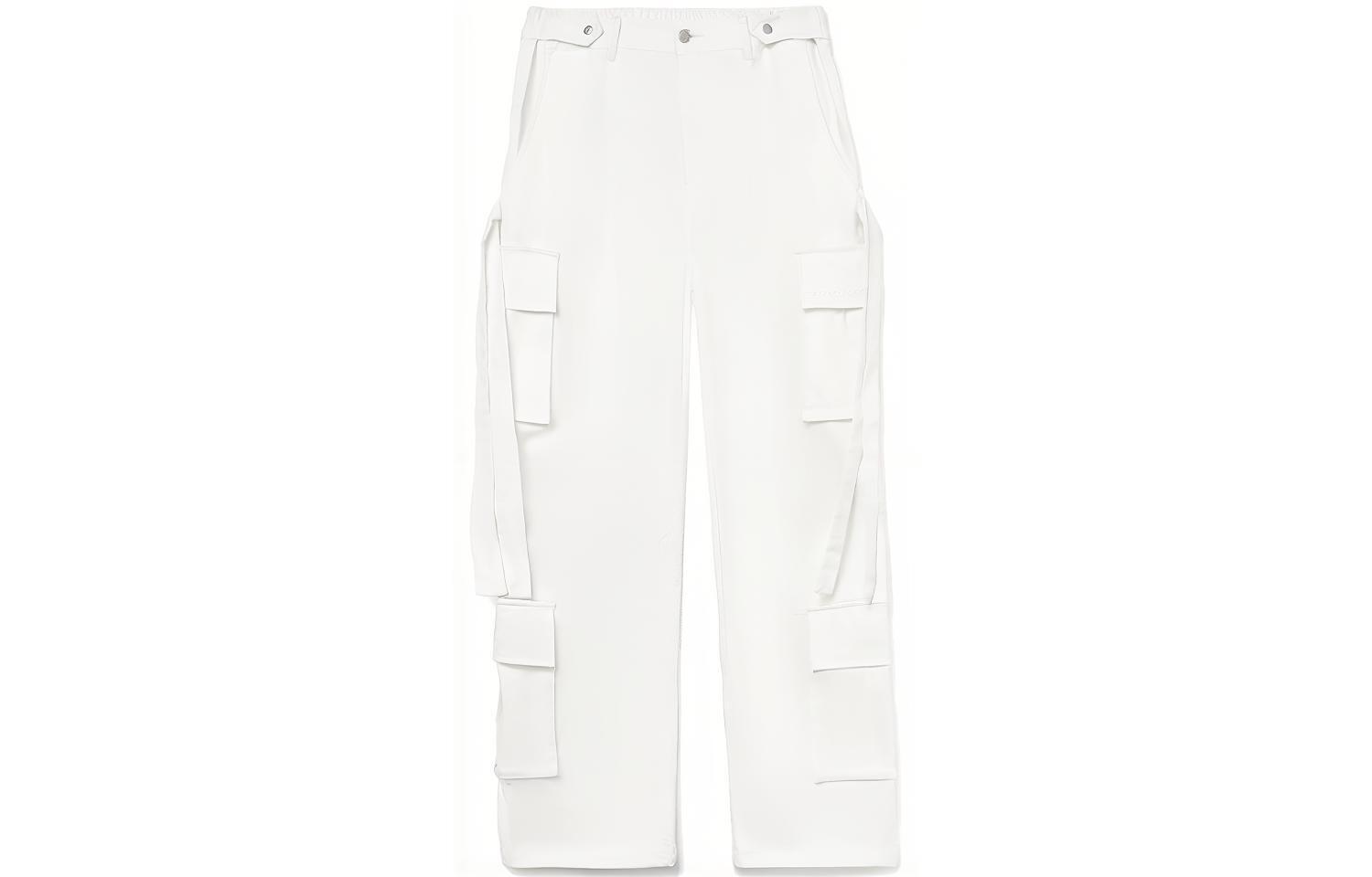 Повседневные однотонные брюки Li-Ning прямого кроя с несколькими карманами 17490₽