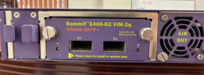 Extreme Networks Summit X460-G2-48P-10GE4 VIM-2q 40 Gbe QSFP+
