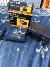 Porta nastro cassetta Aroso vintage (nero) tuta retrò/auto d'epoca anni 80 ecc