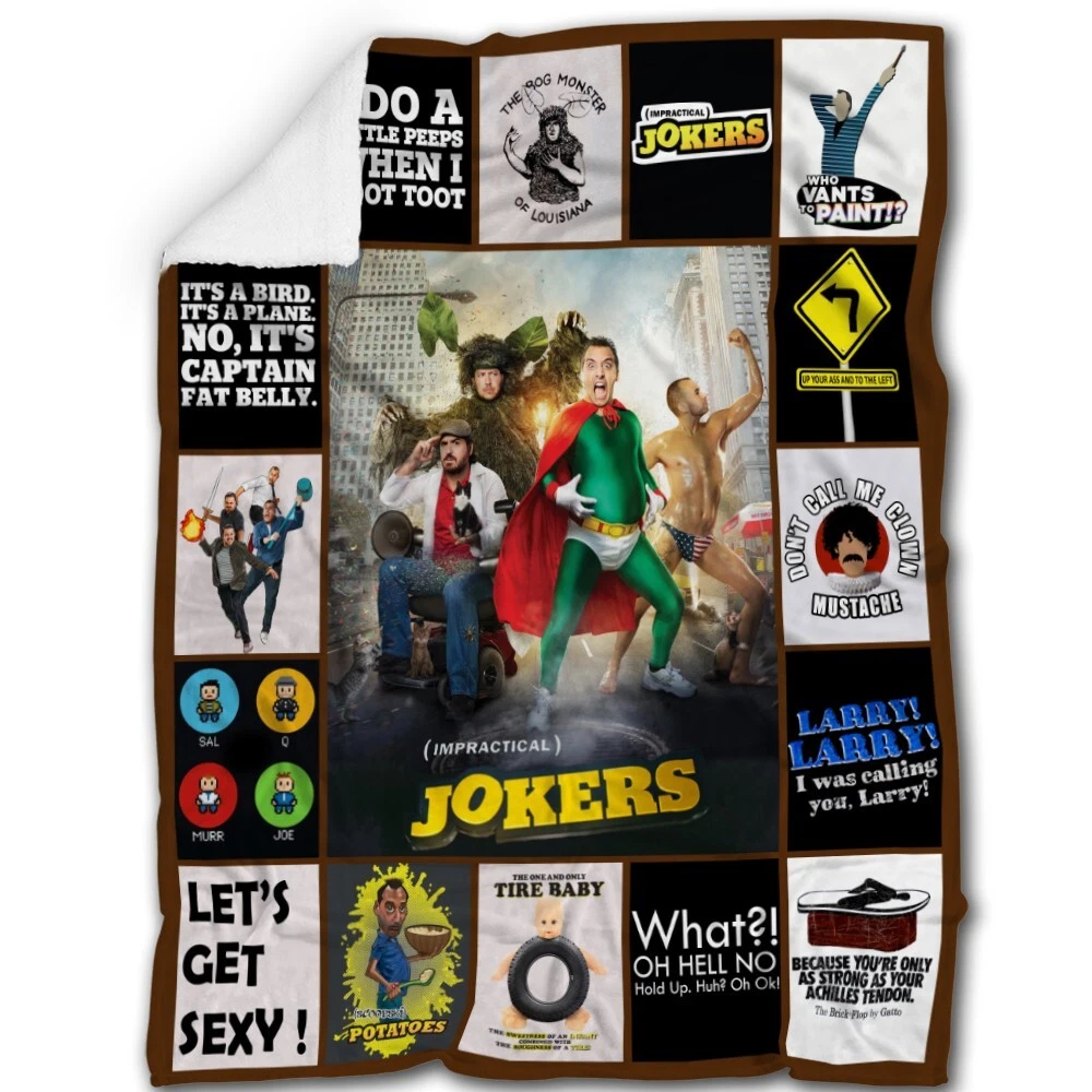 Impractical Jokers Blanket, Impractical Jokers TV Series Fleece, Sherpa Blanket