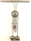 Witch Protection Bells,wicca,magic,amethyst