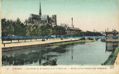 R644548 Amiens. Banks of the Somme and Cathedral. Anciens Etab. Neurdein et Cie.