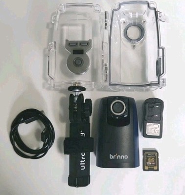 Brinno Time Lapse Camera TLC200 Blue Tested & Working 4GB SD Card, Case Included
