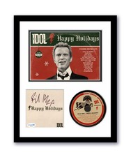Billy Idol Autographed Signed 11x14 Custom Framed CD Photo Happy Holidays ACOA