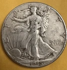 1945 WALKING LIBERTY SILVER HALF DOLLAR -NICE COIN~