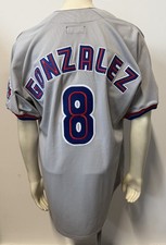 1999 Alex Gonzalez Game Used Worn Toronto Blue Jays Set 1 Road Baseball Jersey