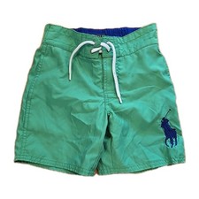 NWT Polo Ralph Lauren Boys Swim Shorts Trunks Board Swimming Beach Big Pony 4/4T