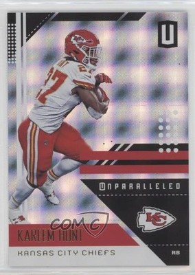 2018 Panini Unparalleled Superplaid 23/150 Kareem Hunt #96 2qw