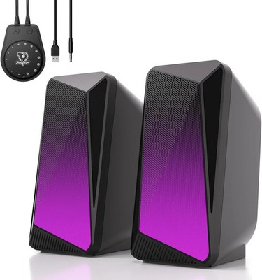 SOULION C30 Bluetooth PC Lautsprecher für Desktop Computer Monitor Laptop Gaming