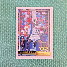 1992-93 Topps Gold Shaquille O'Neal #362 Orlando Magic Draft Pick Rookie Card. rookie card picture