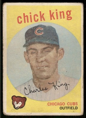 1959 Topps Chick King #538 Chicago Cubs *High Number