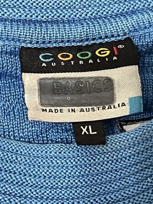 オーストラリア製 coogi 3D crew neck knit 80s 90s Vintage 90s Coogi Australia 3D Chunky Knit Crewneck Sweater Sz S
