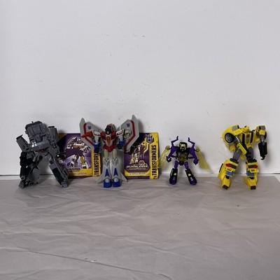 Transformers Cyberverse Adventures Action Figures - Lot Of 4 - Plus 2 Manuals