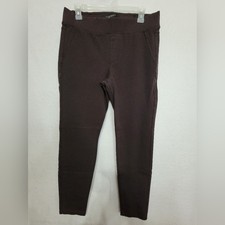 Liverpool Jeans Company Dark Chocolate Pull On Leggings Pants 10/30 XM2200BB