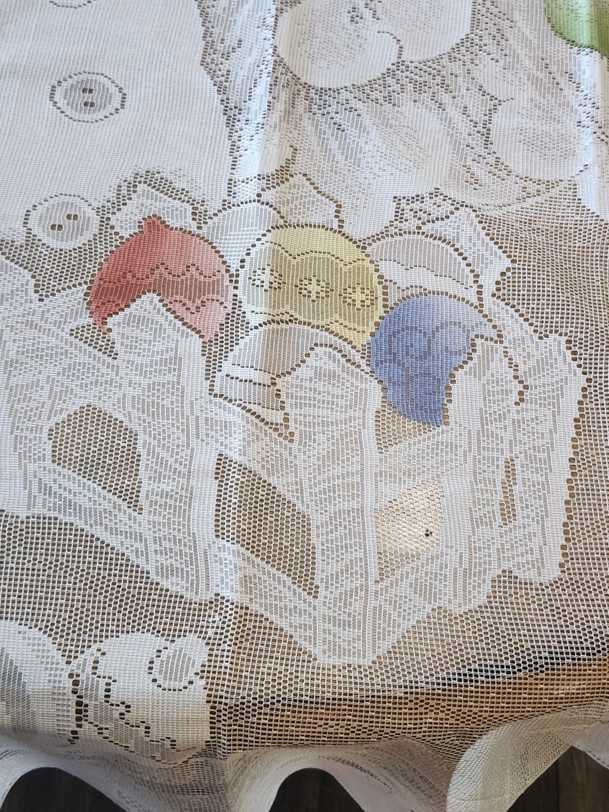 Christmas Décor Lace Polyester Lighted Door Panel 40" X 84" UNUSED Snowmen ⛄️ 