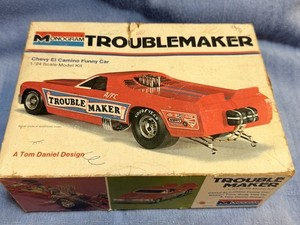 Monogram 1;24 Scale Trouble Maker Chevy El Camino Model Kit, Box Only