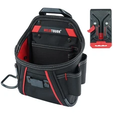 Nail Screw Work Pouch Electrican Tool Pouch with Quick Release Belt Clip Tool...