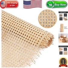 Natural Rattan Cane Webbing 40"L x 14"W - Perfect for Furniture DIY Projects