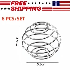 6x Shaker Ball Stainless Steel Blender Mixing Whisk Balls for Shake Drink Bottle