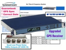 Symmetricom XLi OCXO UPGRADED GPS 10MHz LPN Oscillator NTP Time Server IRIG-B