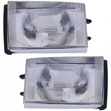 For Volvo 240 Headlight 1986 87 88 89 90 91 92 1993 Pair Driver And Passenger