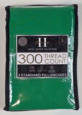 Hotel Suites Collection 100 Cotton 300 Thread Count 2 Standard Pillowcase Green