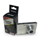 Sony Cyber-Shot DSC-W330 14.1 MP Carl Zeiss Lens Silver With Battery New Charger