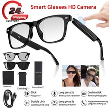 New Touch Smart Camera Glasses With Mic 4K HD Waterproof Bluetooth 5.0 USB Photo