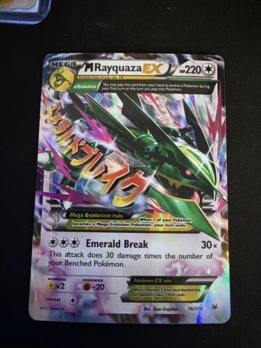 Pokémon TCG Holo Ultra Rare Mega Rayquaza EX