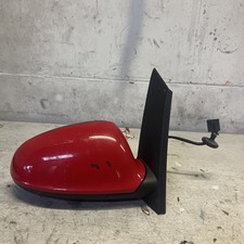 VAUXHALL ASTRA 2010 DRIVER SIDE ELECTRIC WING MIRROR RED E1021094.  (2K)