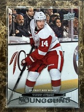 Gustav Nyquist 2011-12 Upper Deck Young Guns Rookie Card #468 Red Wings RC. rookie card picture