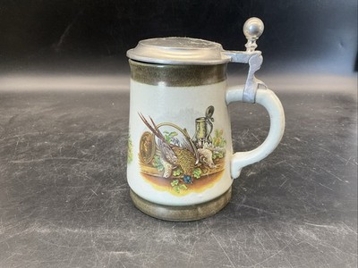 German Beer Stine, Hunting Theme 5 1/2  T