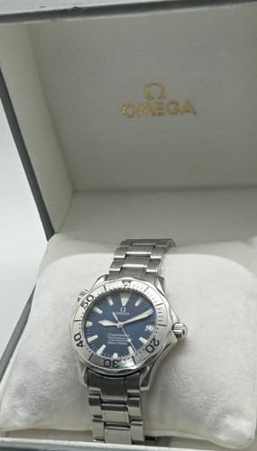 Omega Seamaster 300M Chronometer Blue Wave Dial Professional Automatic Watch